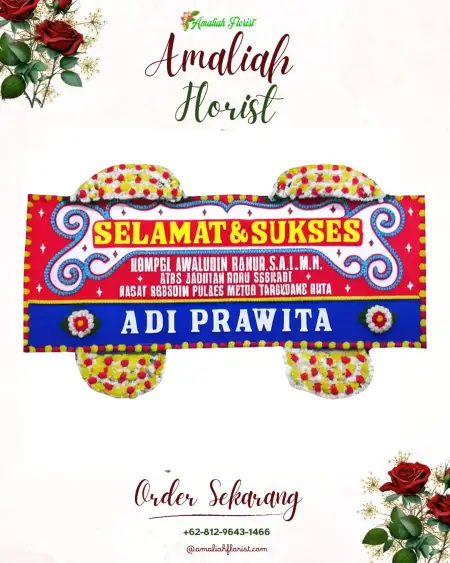 Papan Bunga Ucapan Selamat Cimurah